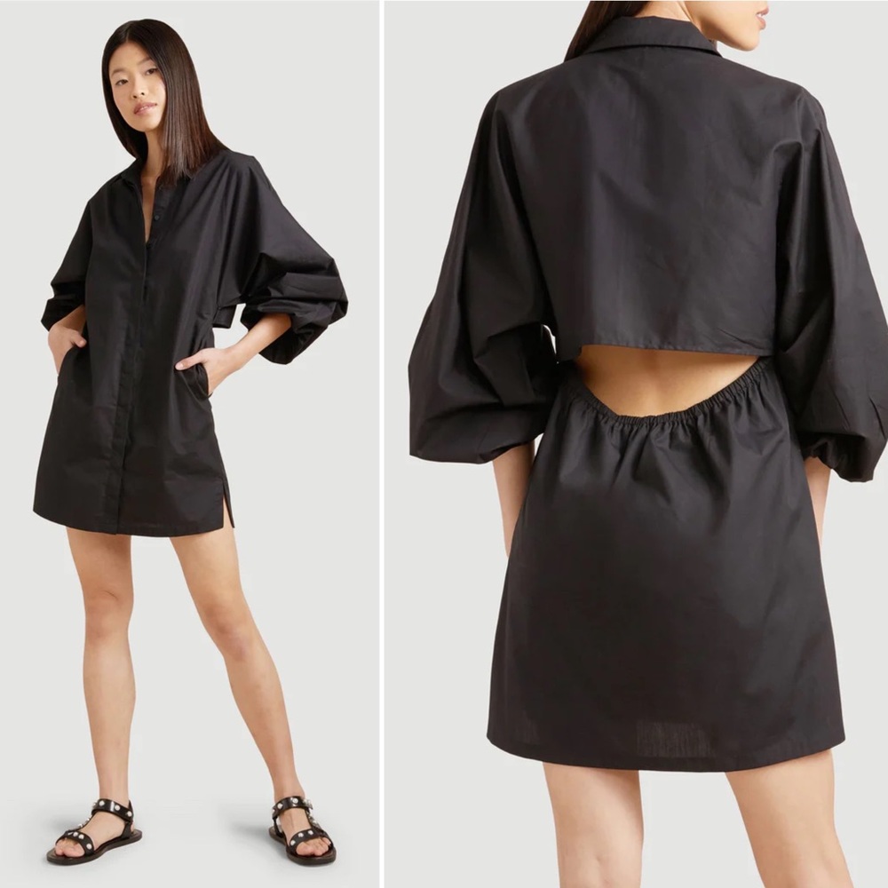 Modern Citizen Black Long Sleeve Dress